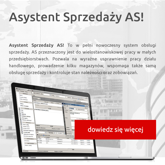 AS Asysten Sprzedaży - oprogramowanie dla firm